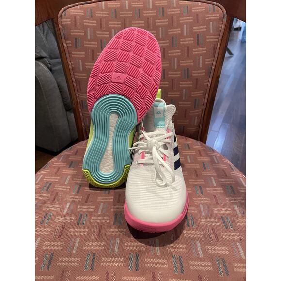 New Women’s Sz 9 Adidas Crazyflight Mid White Indoor Volleyball Shoes HP3337 - Picture 6 of 8